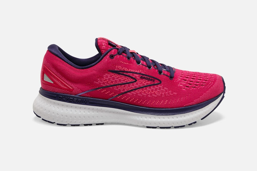 Brooks Glycerin 19 Road Running Shoes Womens - Red/Black - MTVXY-7326